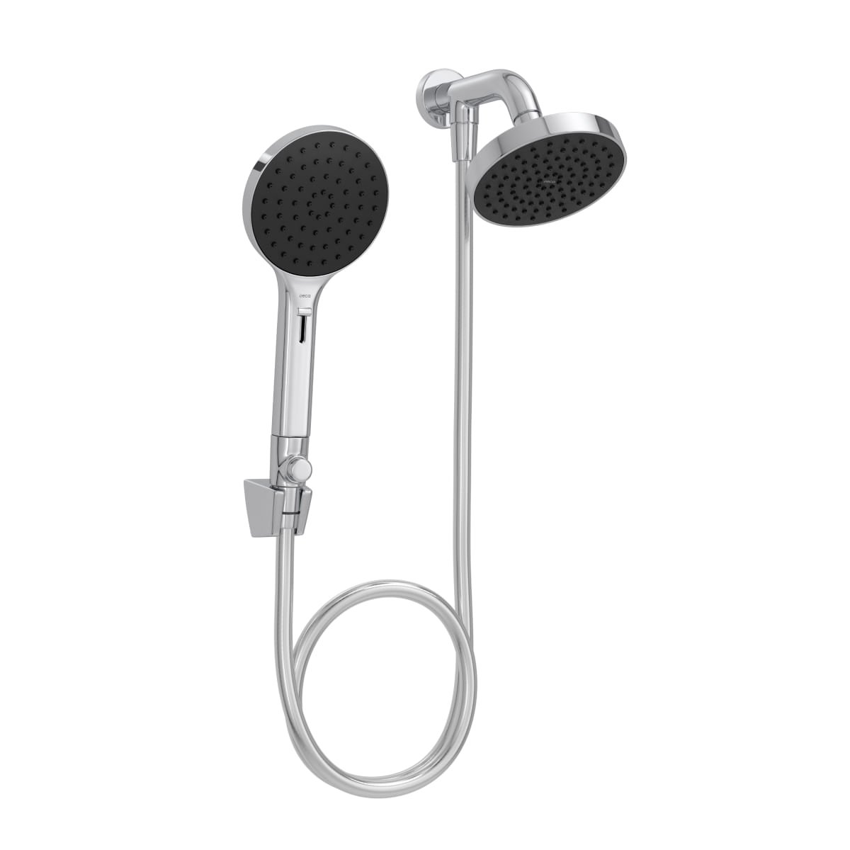Chuveiro Redondo de Parede 12,6cm com Desviador
