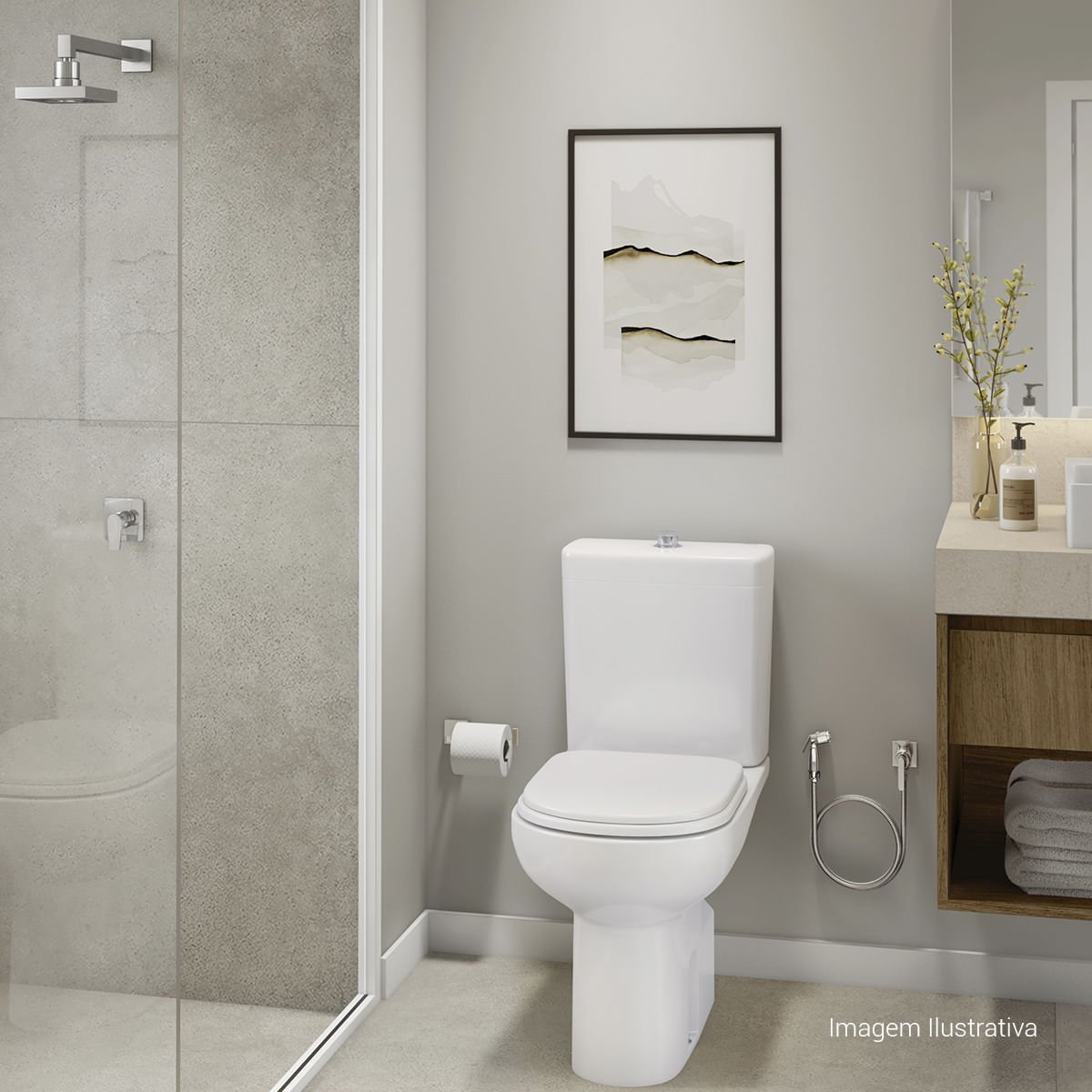 Bacia para Caixa Acoplada Vogue Plus Conforto — foto 3