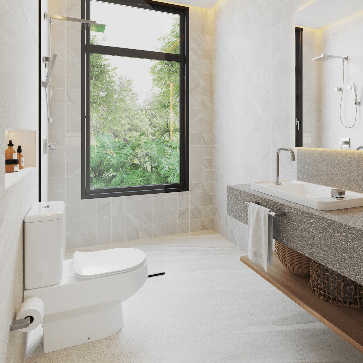 KIT COMPLETO DE BACIA COM CAIXA ACOPLADA CARRARA — foto 6