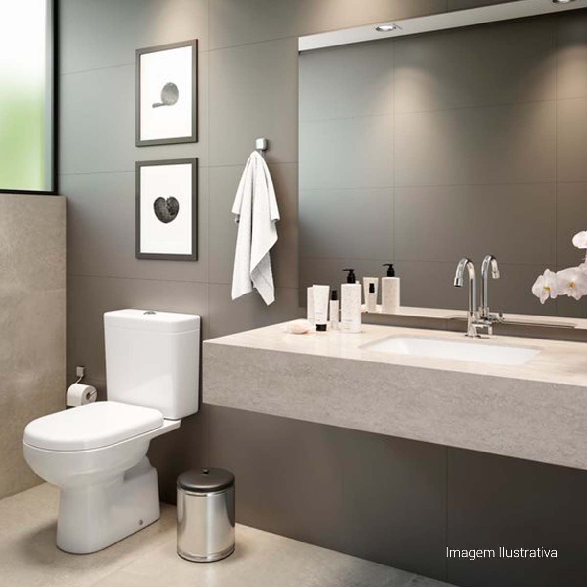 Assento em Termofixo Slow Close e Easy Clean para Bacias Vogue Plus — foto 4