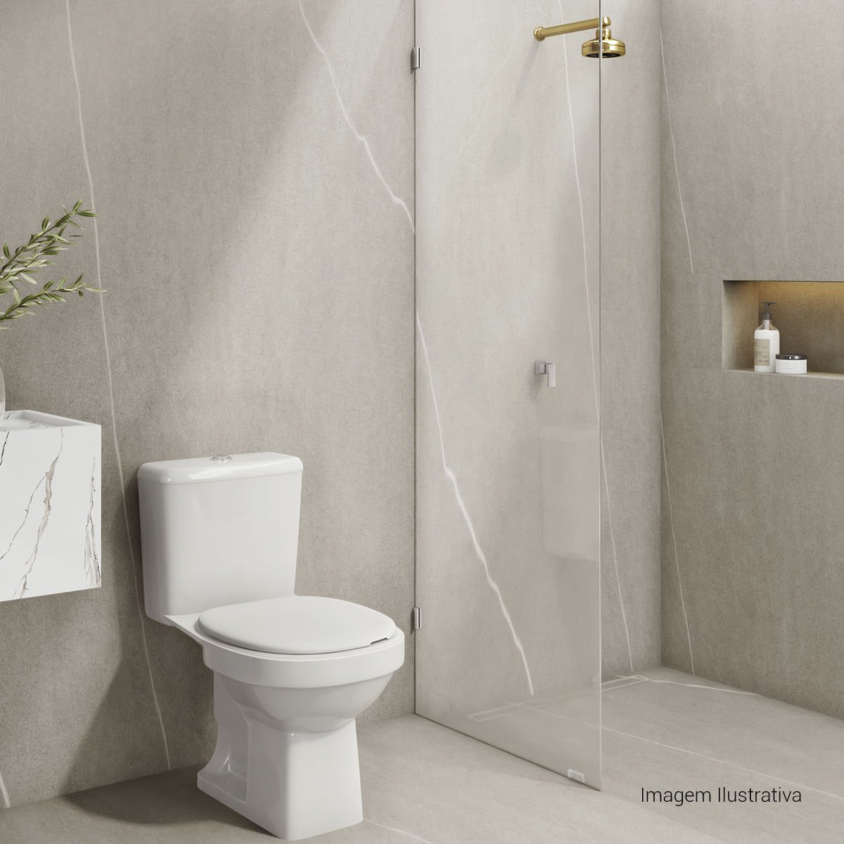 Chuveiro com Tubo Reto de Parede Acqua Plus — foto 17