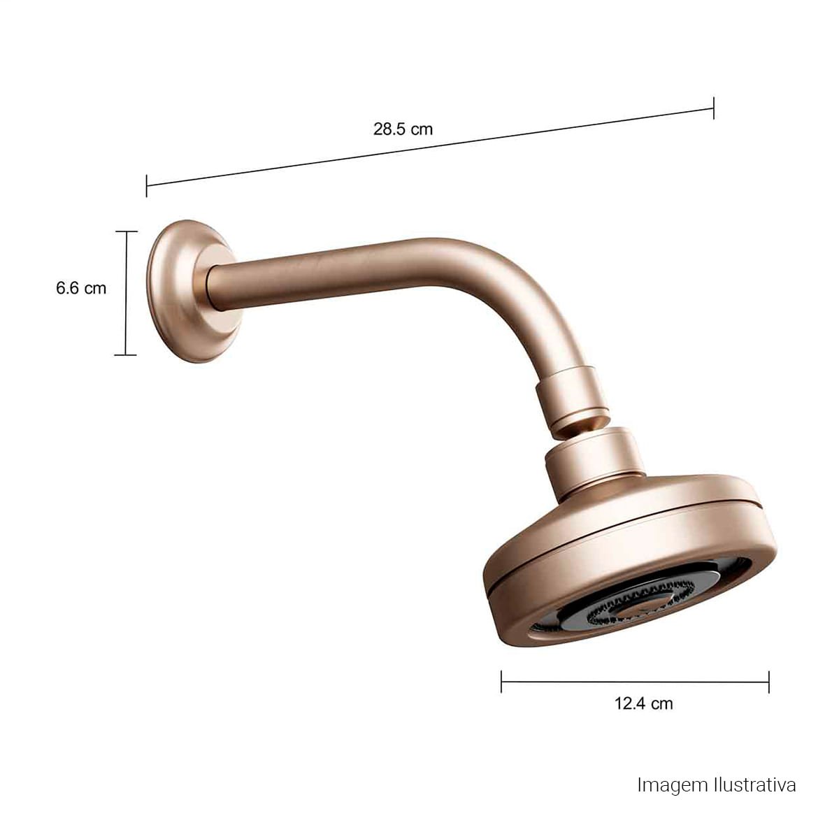 Chuveiro com Tubo de Parede Acqua Plus Standart — foto 14