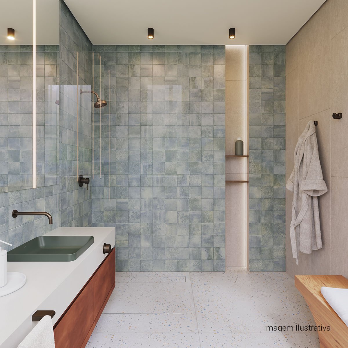 Chuveiro com Tubo de Parede Acqua Plus Standart — foto 13