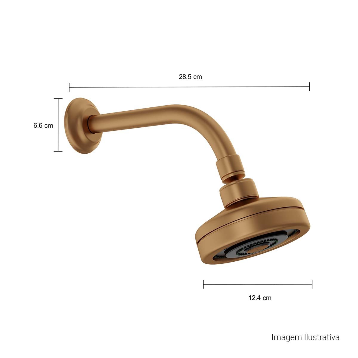 Chuveiro com Tubo de Parede Acqua Plus Standart — foto 7
