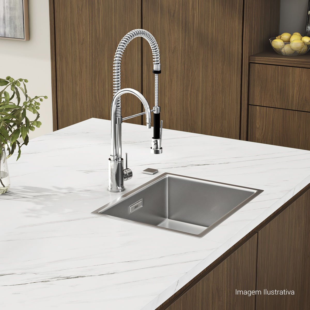 Misturador Monocomando de Mesa para Cozinha Gourmet — foto 2