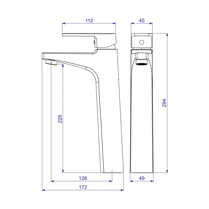 Misturador Monocomando de Mesa Bica Alta para Lavatório Level — foto 6