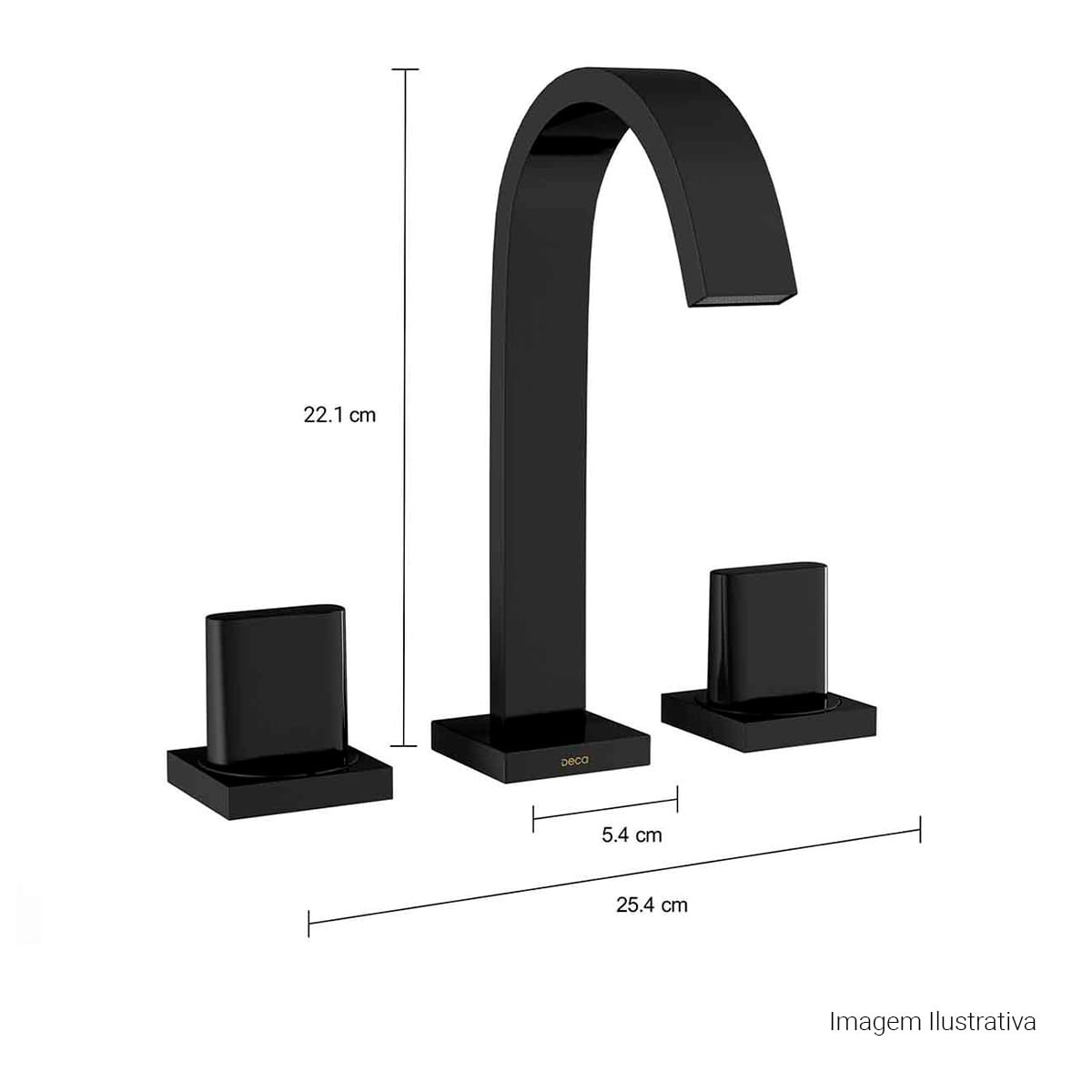 Misturador de Mesa Bica Alta para Lavatório Polo — foto 14