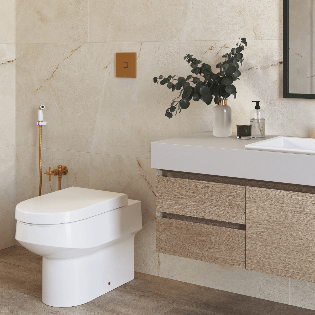 Kit completo Bacia Convencional Carrara — foto 10