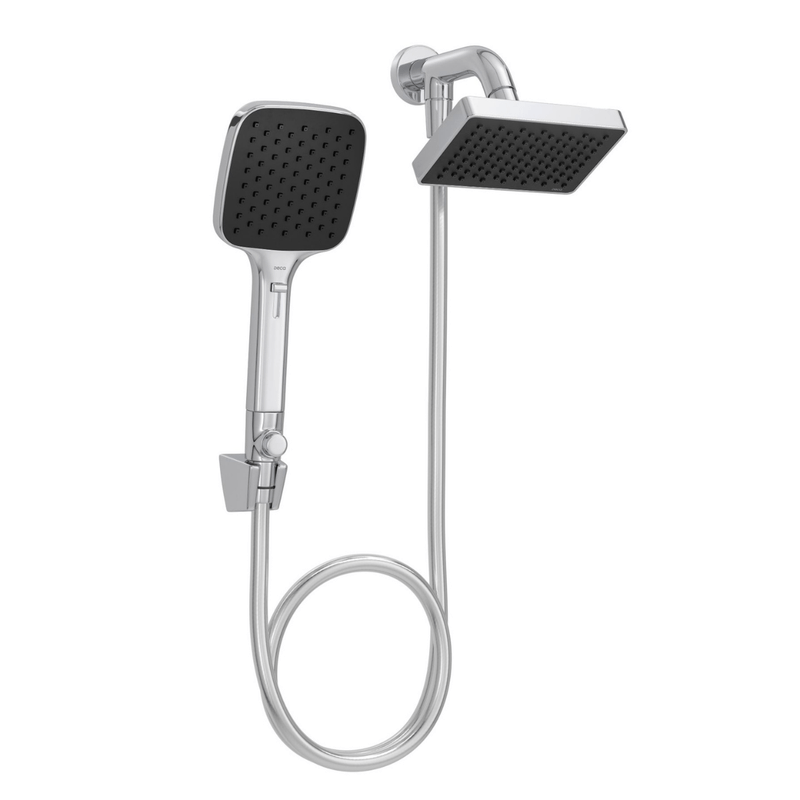 Chuveiro Retangular de Parede 15cm com Desviador