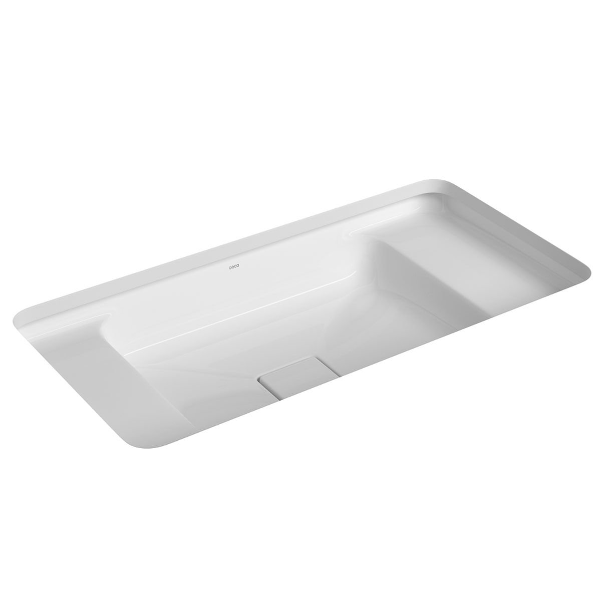 Cuba de Embutir com Mesa Retangular 35x65cm Slim