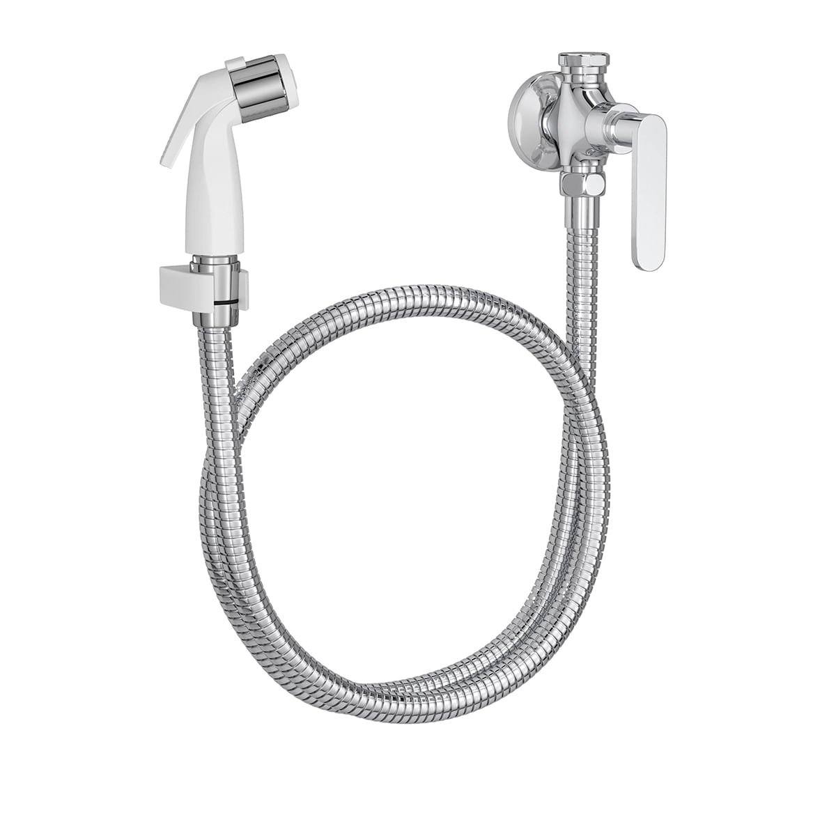 Ducha Higiênica com Registro e Derivação Flex Plus