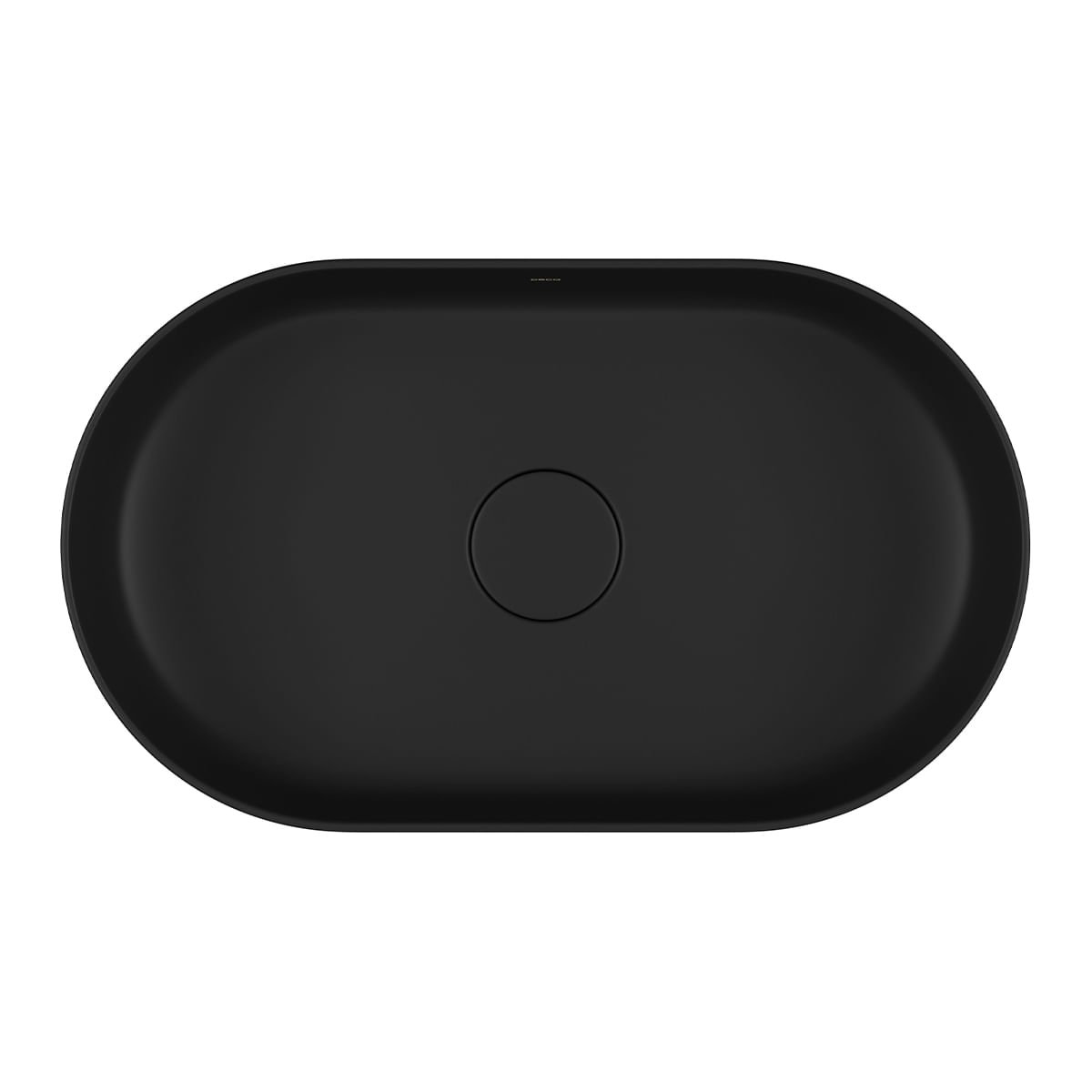 Cuba de Apoio Oval 29,5x50cm Ébano Fosco Slim — foto 7