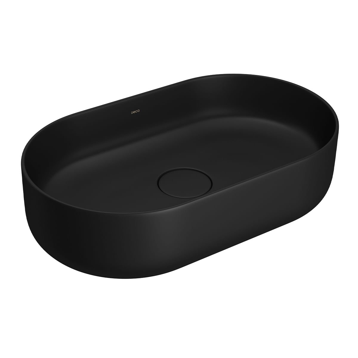 Cuba de Apoio Oval 29,5x50cm Ébano Fosco Slim — foto 6