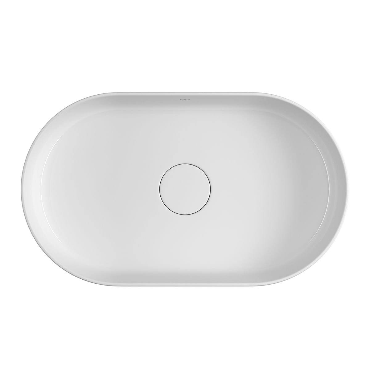 Cuba de Apoio Oval 29,5x50cm Ébano Fosco Slim — foto 2