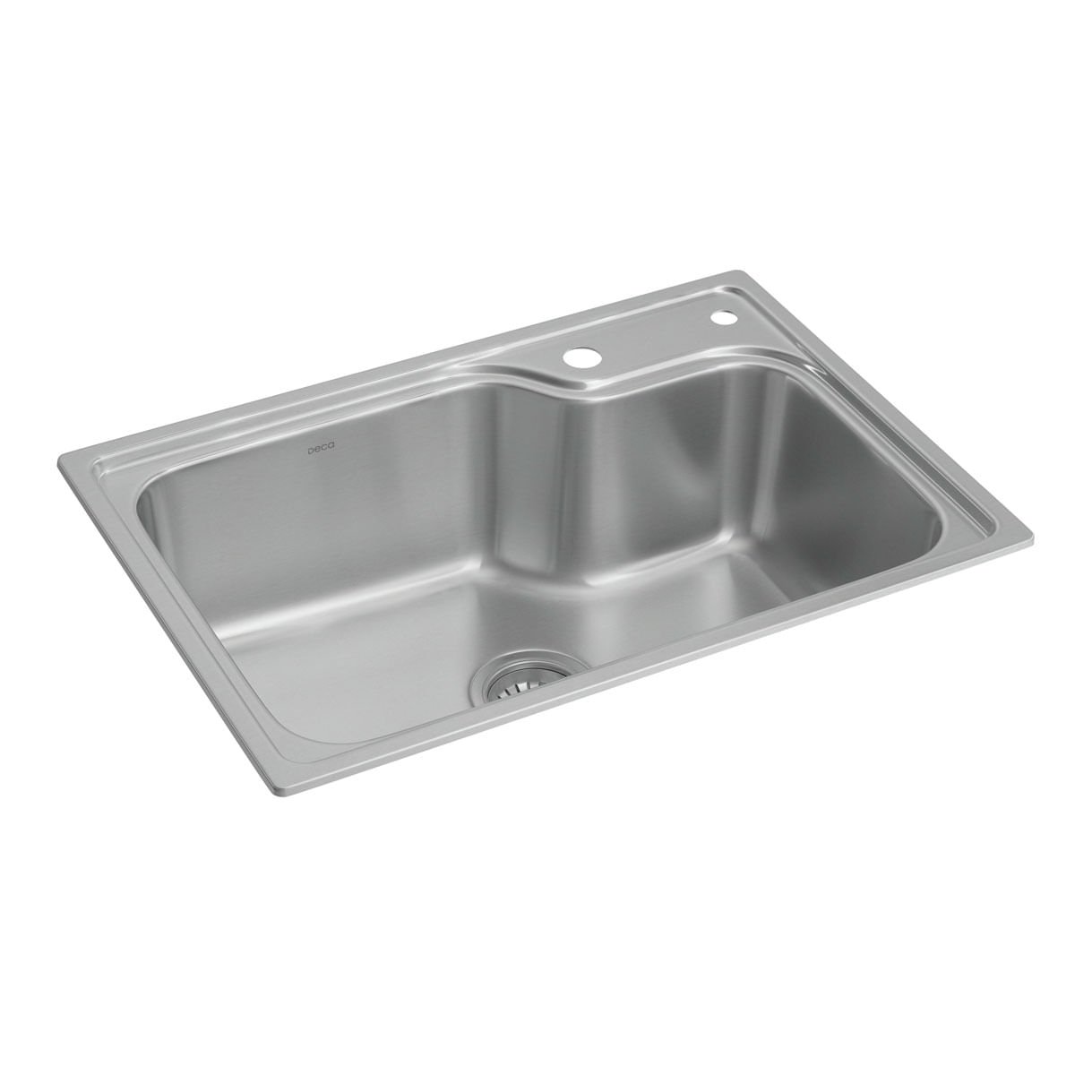 Cuba de Cozinha Retangular com Deck 60X40cm Facile