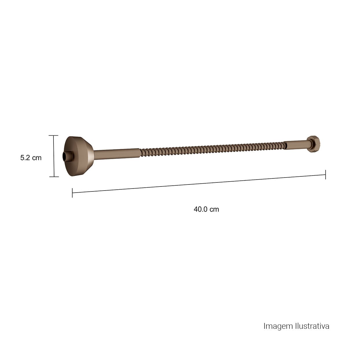 Ligação Flexível Cromada 40 Cm — foto 9