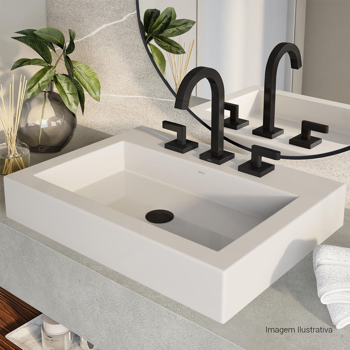 Misturador de Mesa Bica Alta para Lavatório Soul — foto 10