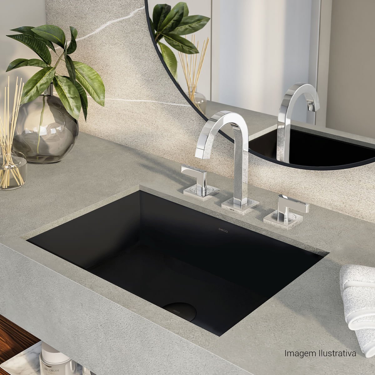 Misturador de Mesa Bica Alta para Lavatório Soul — foto 4