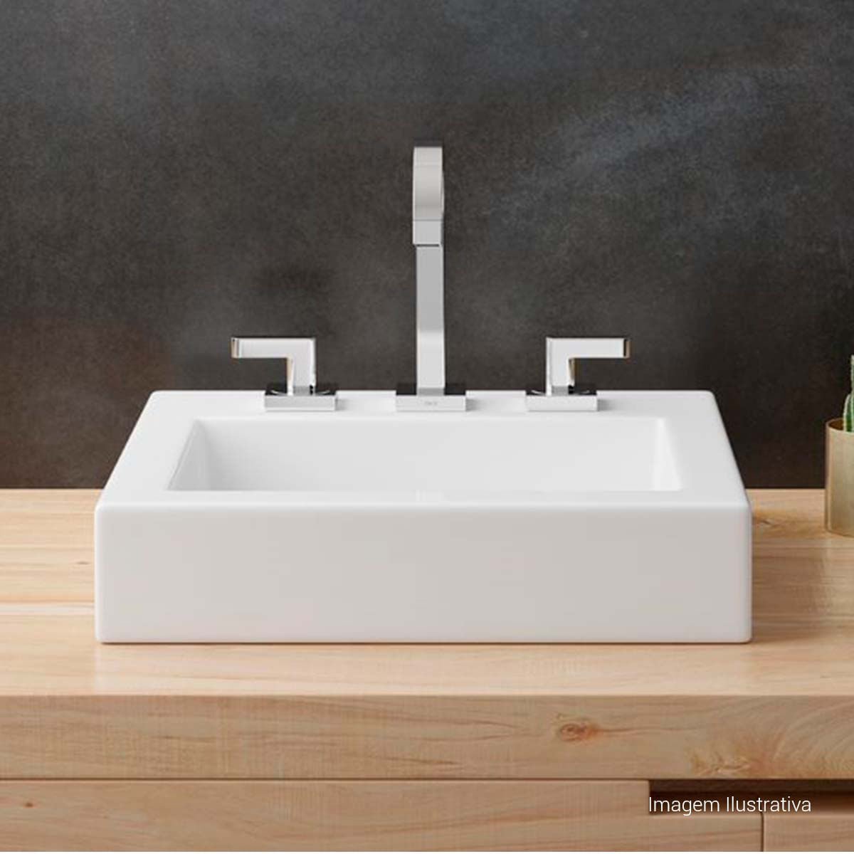Misturador de Mesa Bica Alta para Lavatório Soul — foto 3