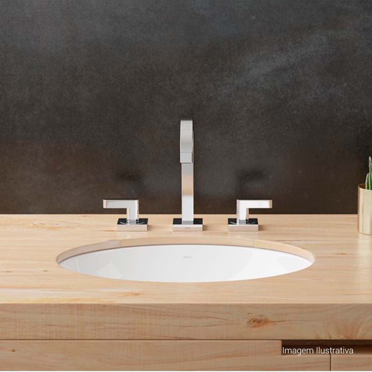 Misturador de Mesa Bica Alta para Lavatório Soul — foto 2