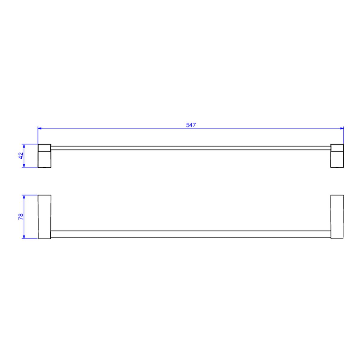 Porta Toalha Barra Liv 50 Cm — foto 2
