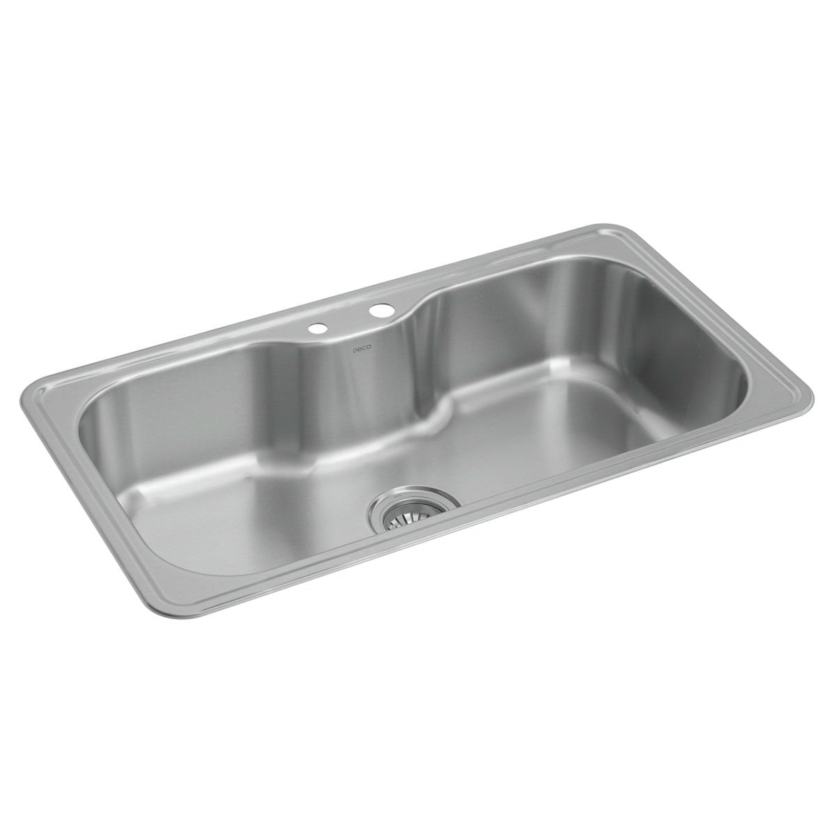 Cuba de Cozinha Retangular com Deck 80x40cm Facile