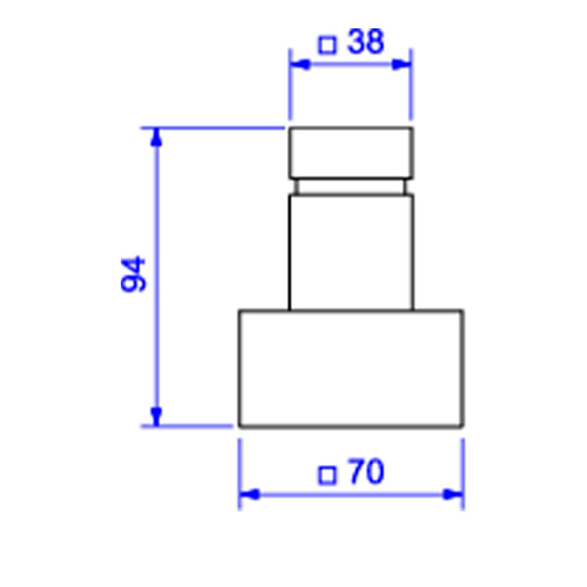 Acabamento para Registro de Gaveta de 1 1/4 e 1 1/2 Cubo — foto 5