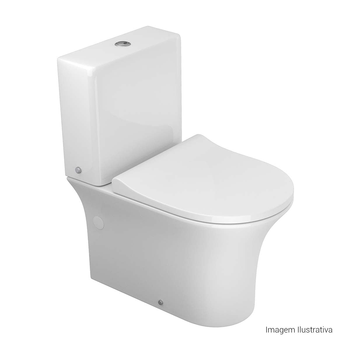 Bacia para Caixa Acoplada Wish e