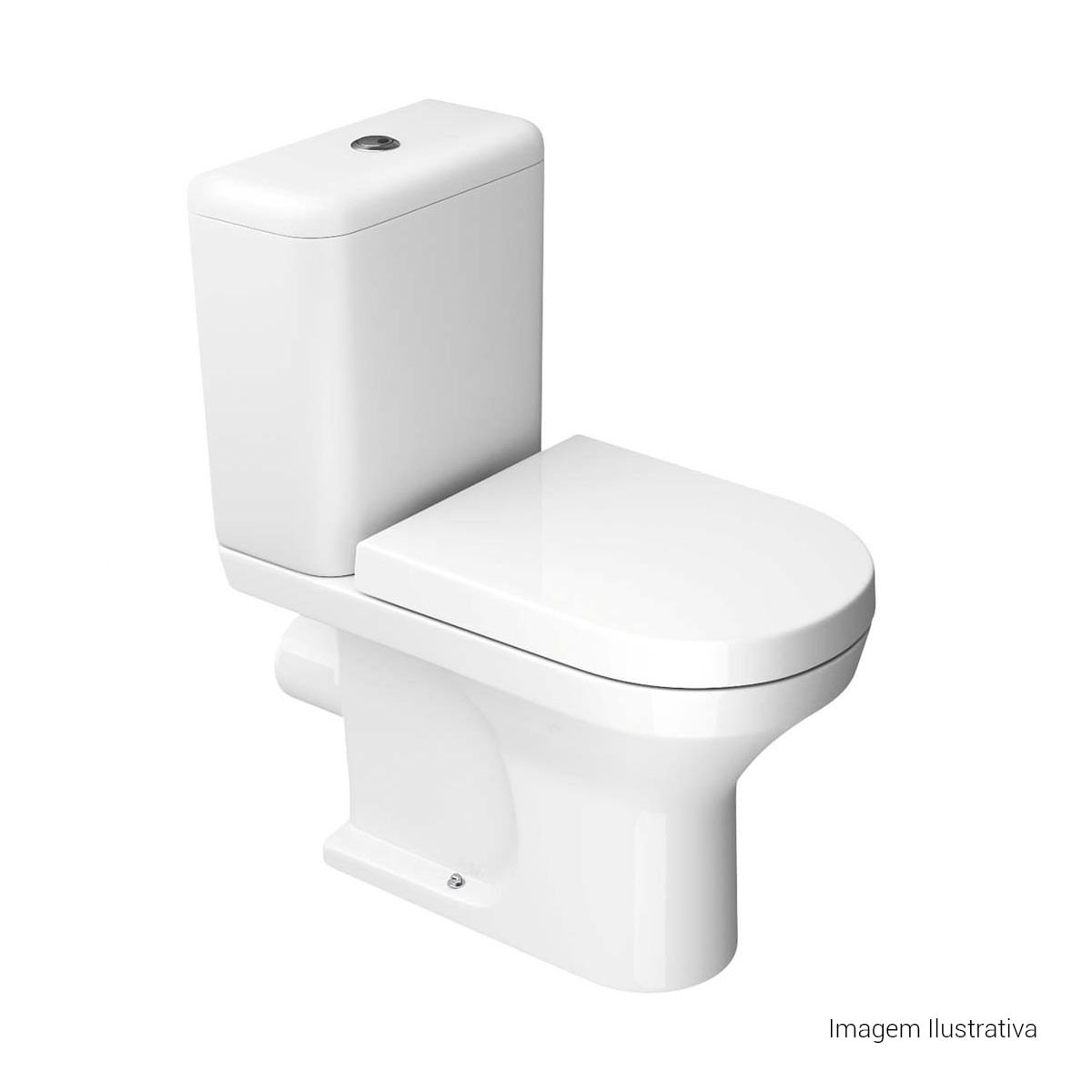 Bacia para Caixa Acoplada com Saída Horizontal Nuova