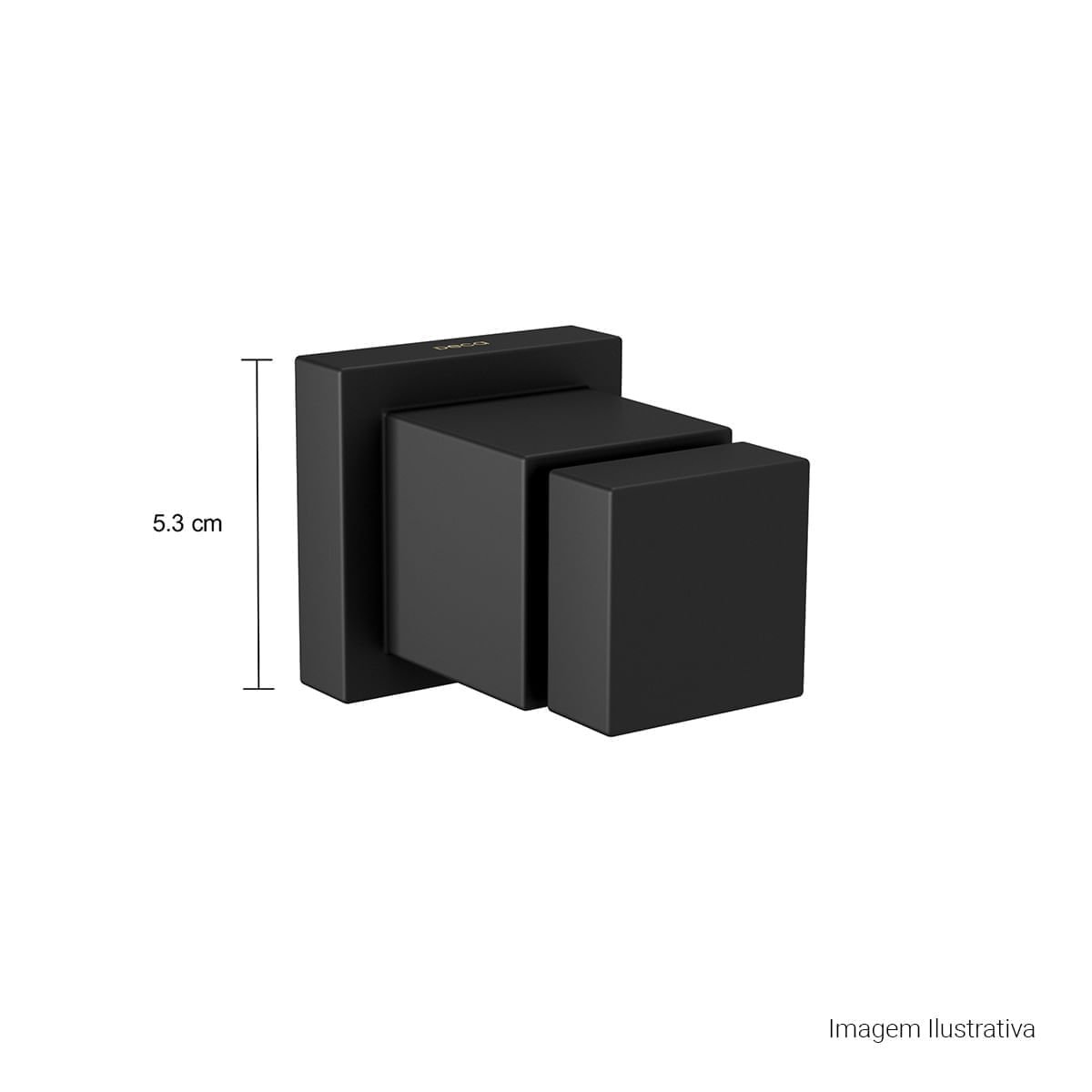 Acabamento para Registro de Pressão Até 1 com Mecanismo 1/2 Volta Cubo — foto 12