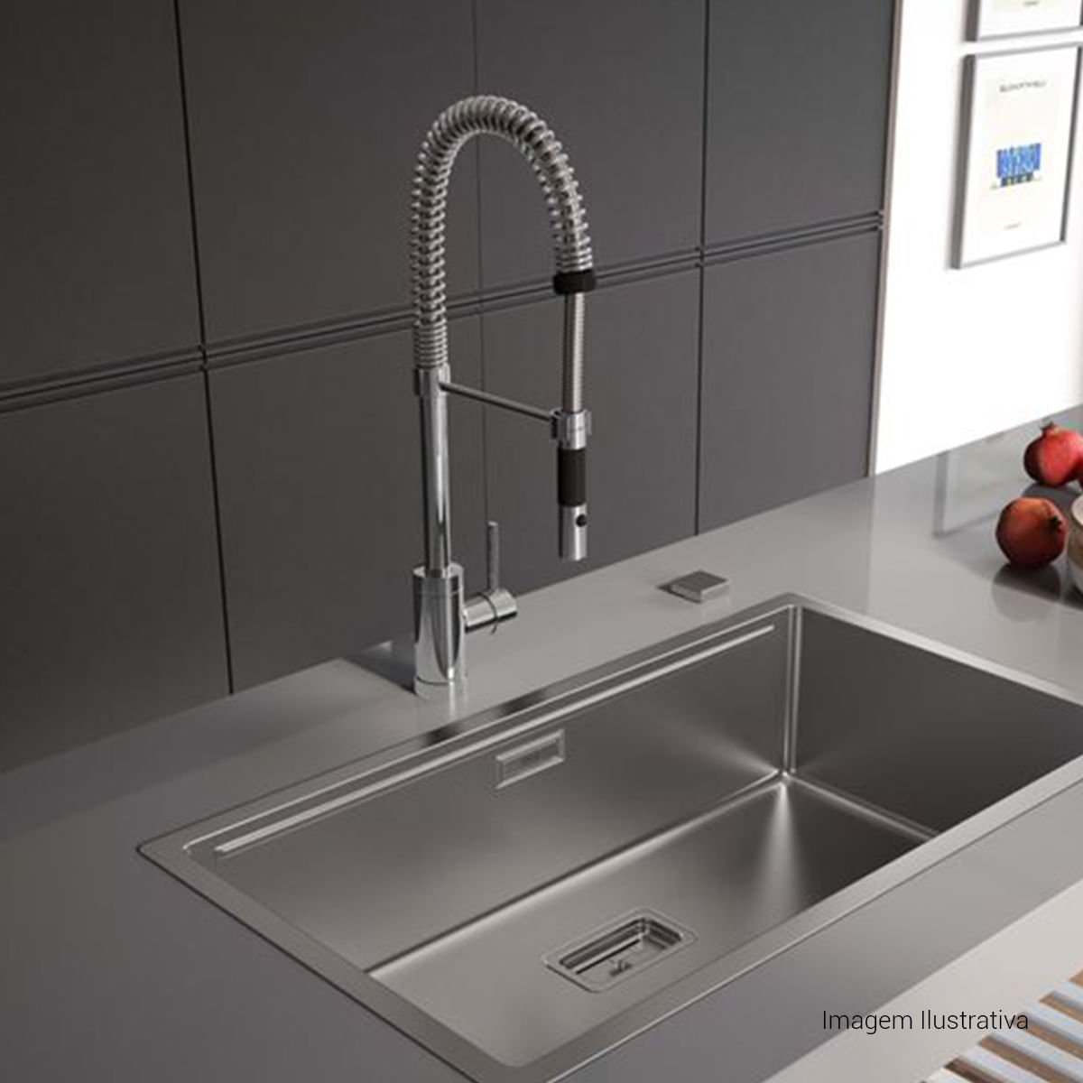 Misturador Monocomando de Mesa para Cozinha Spin Gourmet — foto 3
