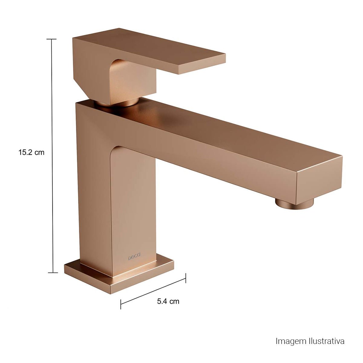 Misturador Monocomando de Mesa Bica Baixa para Lavatório Unic — foto 8