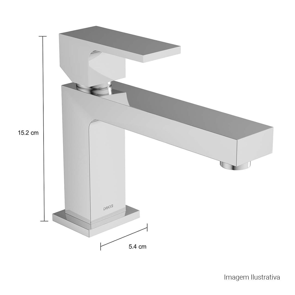 Misturador Monocomando de Mesa Bica Baixa para Lavatório Unic — foto 11