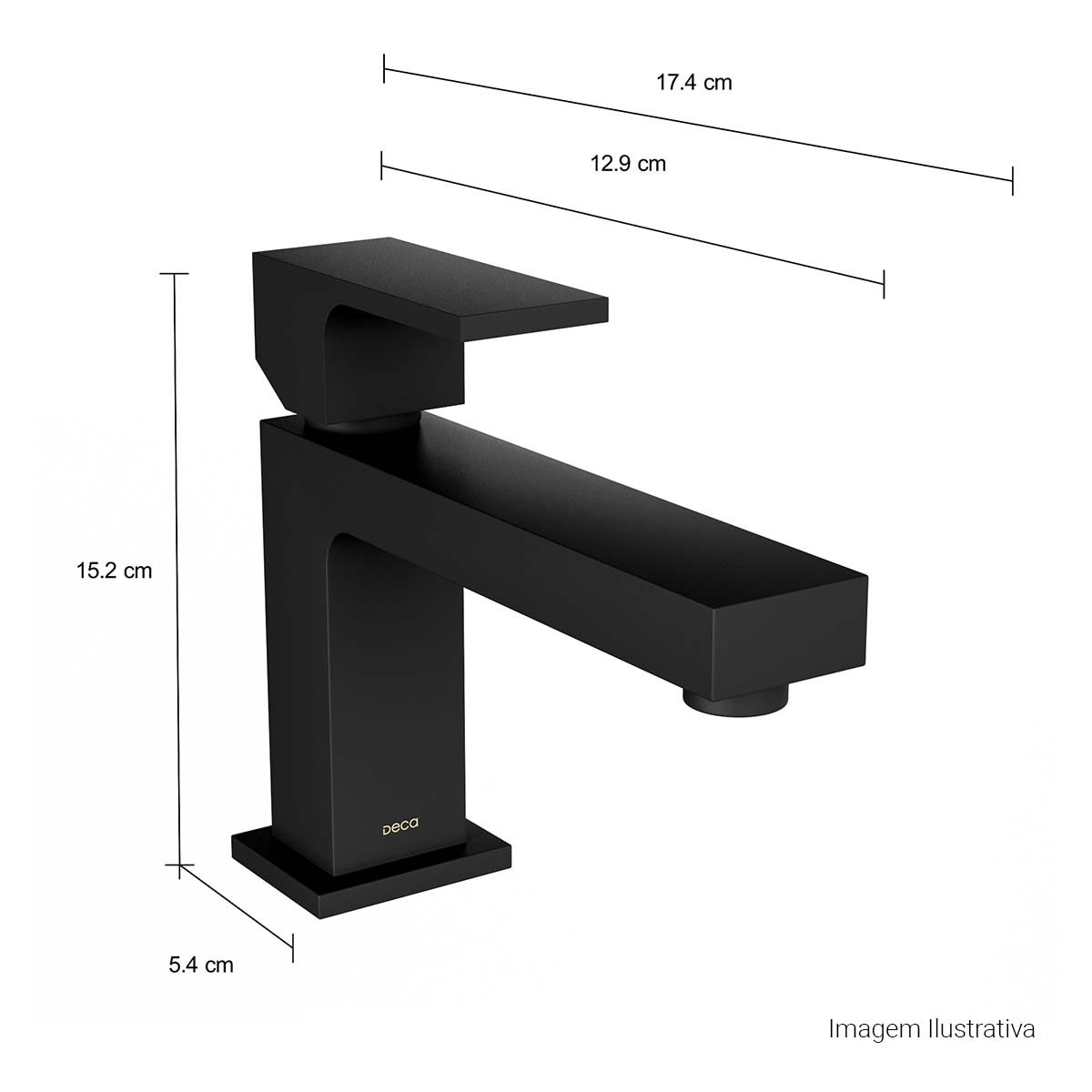 Misturador Monocomando de Mesa Bica Baixa para Lavatório Unic — foto 13