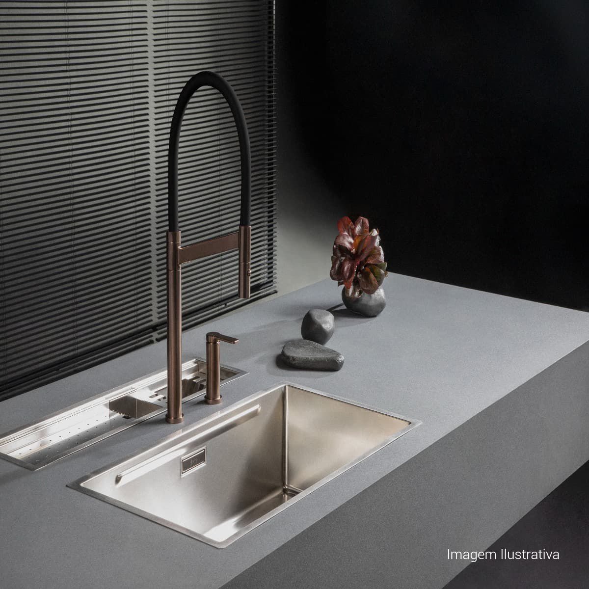Misturador Monocomando de Mesa para Cozinha Colore e — foto 13