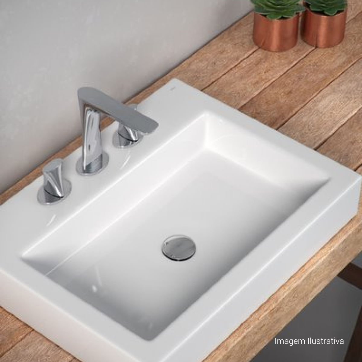 Misturador de Mesa Bica Alta para Lavatório Dk — foto 2