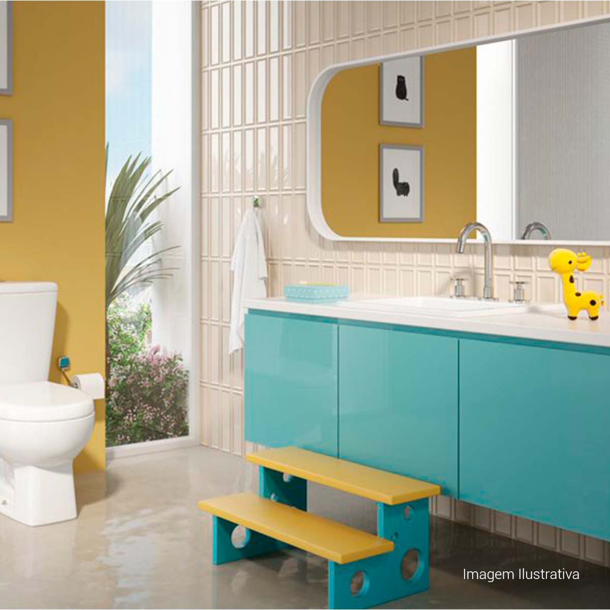 Misturador de Mesa Bica Alta para Lavatório Clean — foto 3