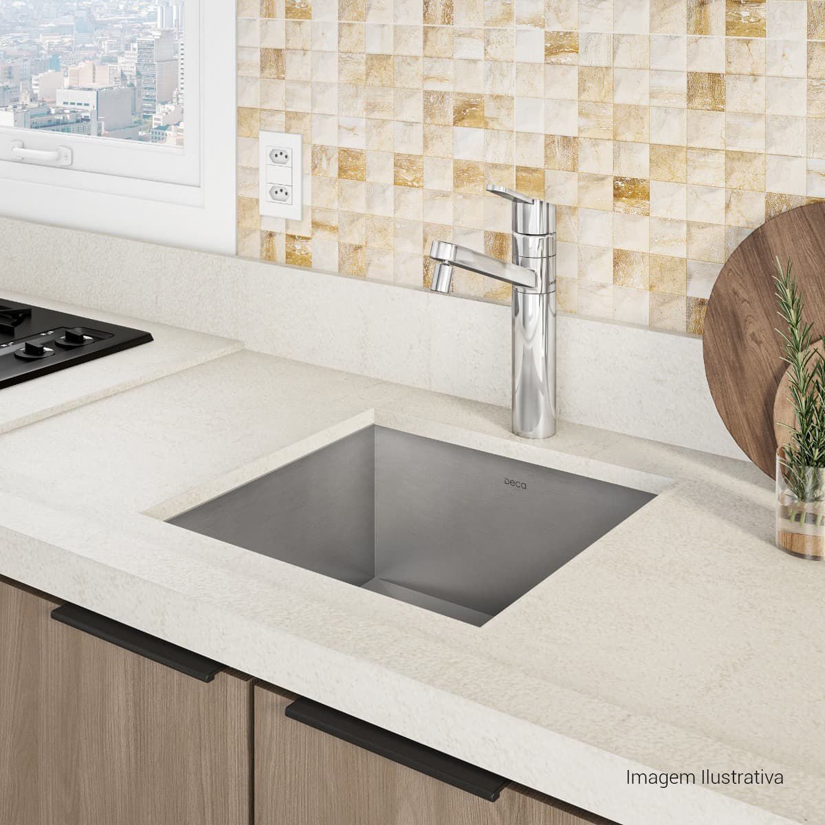 Misturador Monocomando de Mesa para Cozinha Flex Plus — foto 3