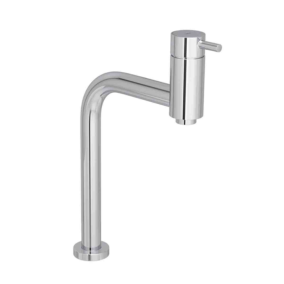 Misturador Monocomando de Mesa Bica Alta de 90 Graus para Lavatório Link