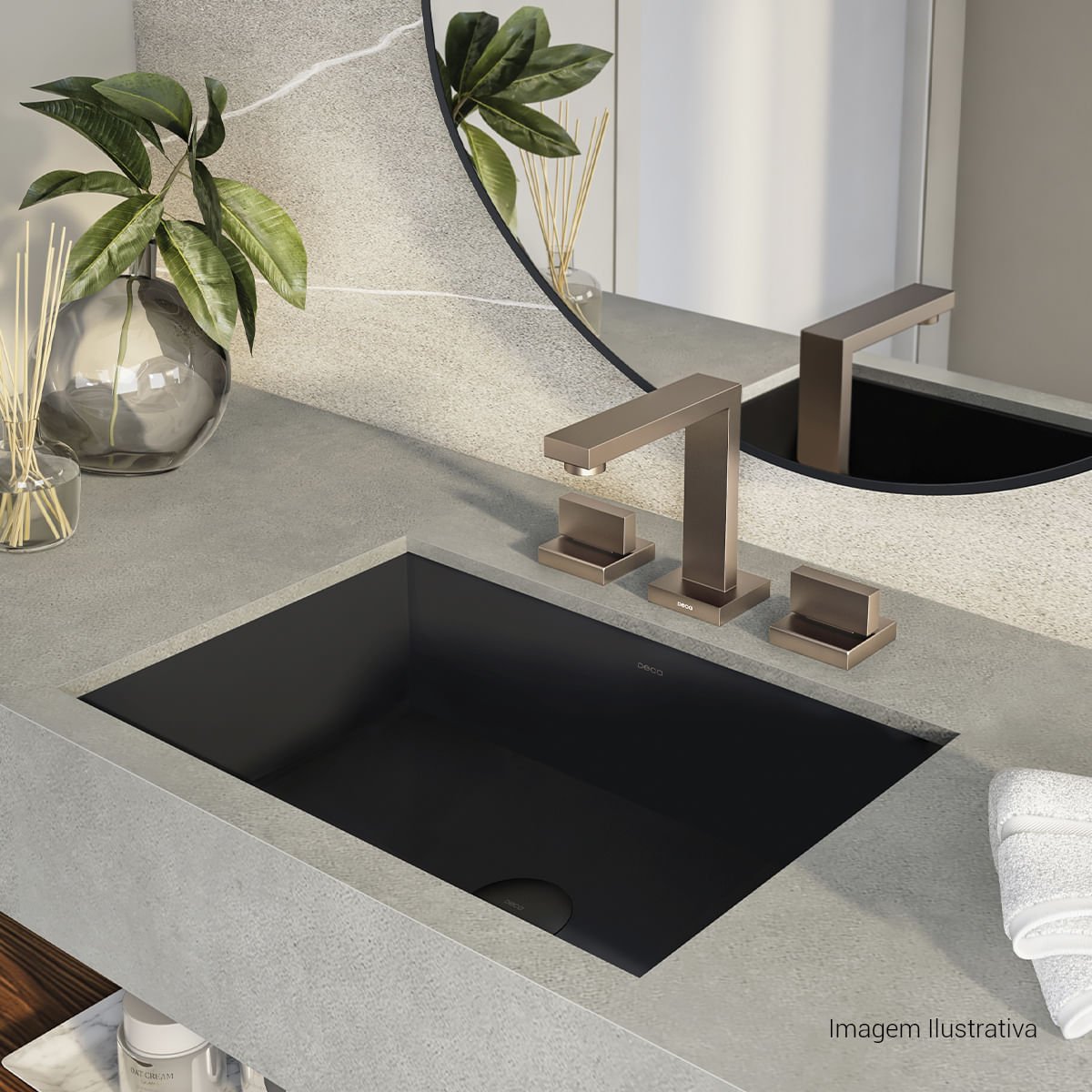 Misturador de Mesa Bica Alta para Lavatório Dream — foto 8