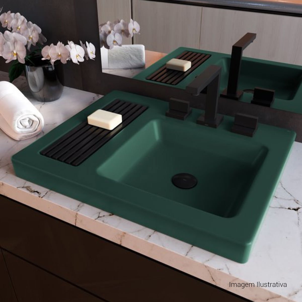 Misturador de Mesa Bica Alta para Lavatório Dream — foto 15