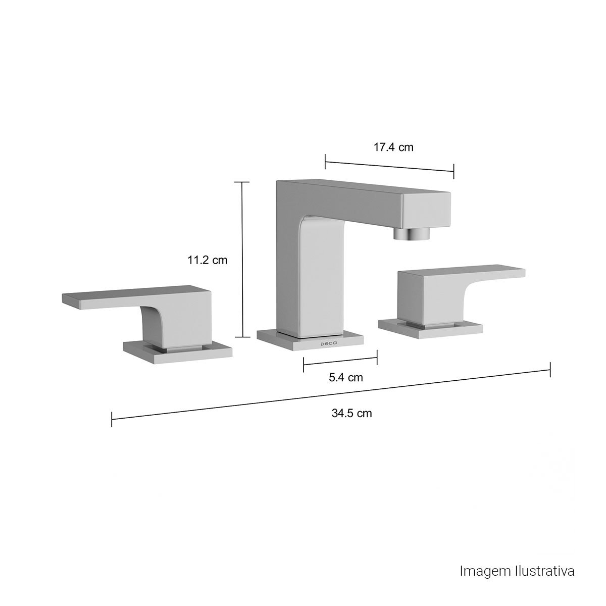 Misturador de Mesa Bica Baixa para Lavatório Unic — foto 10