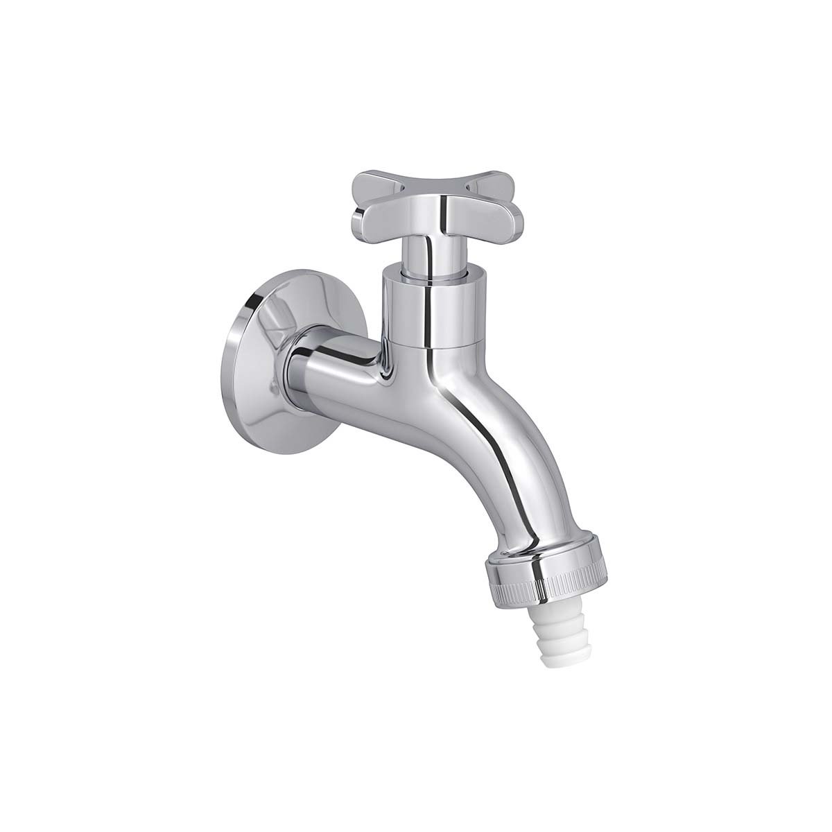 Torneira para Jardim e Tanque com Adaptador de Mangueira Flex