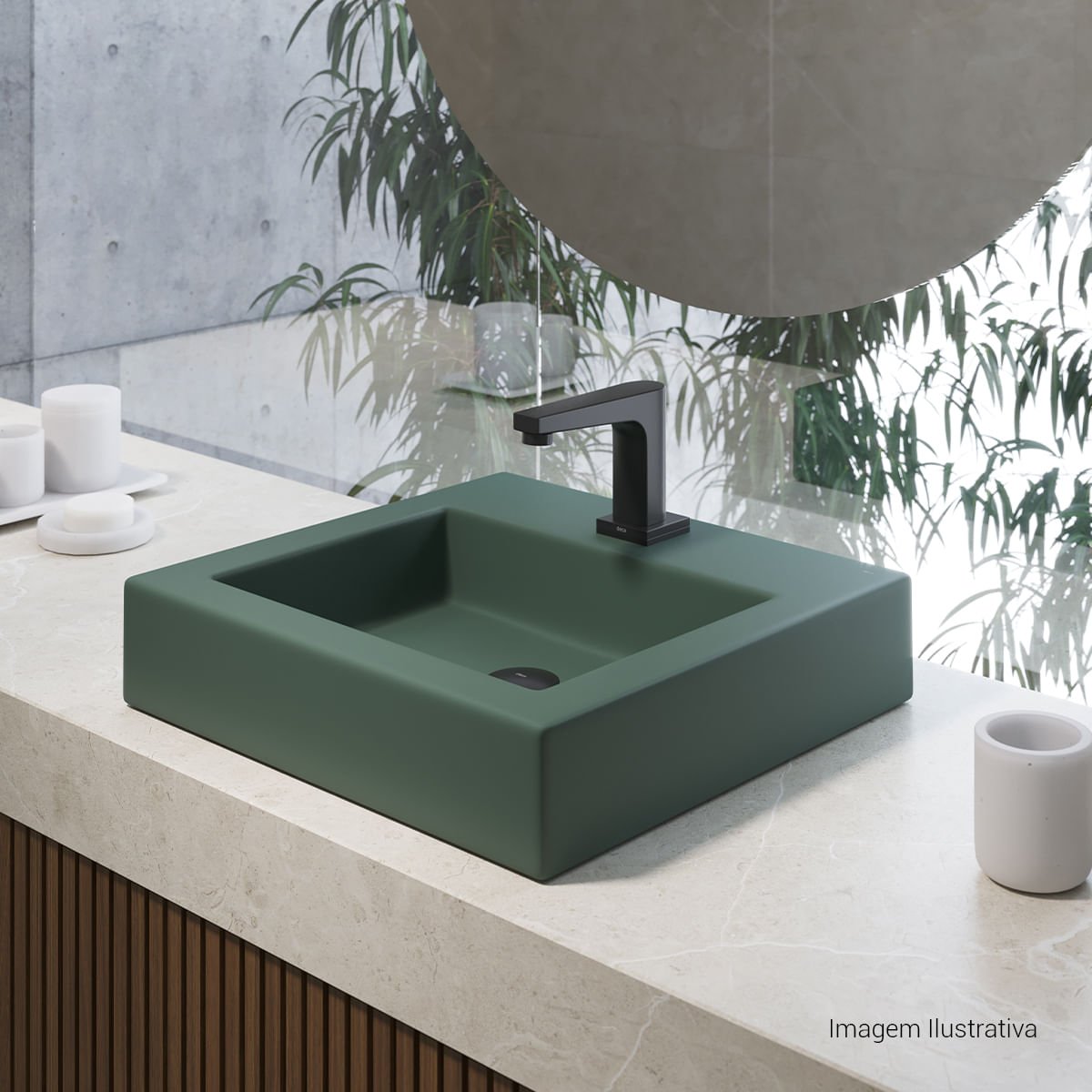 Torneira de Mesa Touchless Bica Baixa para Lavatório Unic — foto 8