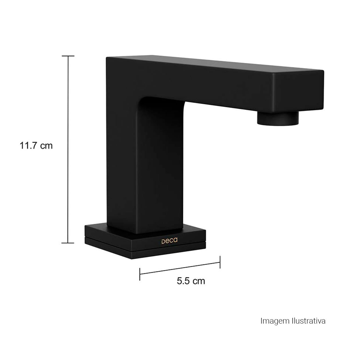 Torneira de Mesa Touchless Bica Baixa para Lavatório Unic — foto 9