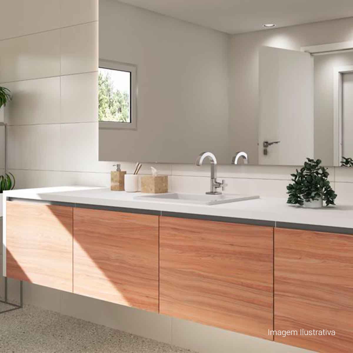 Torneira de Mesa Bica Alta para Lavatório Clean — foto 4