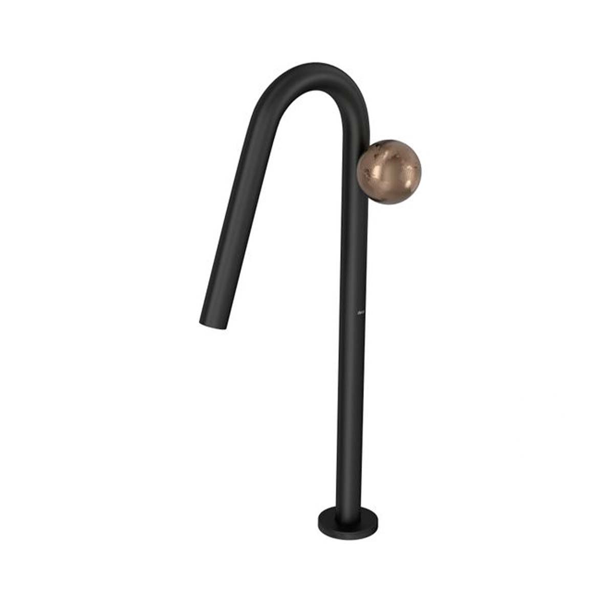 Torneira de Mesa Touchless com Textura Bica Alta para Lavatório Orbe