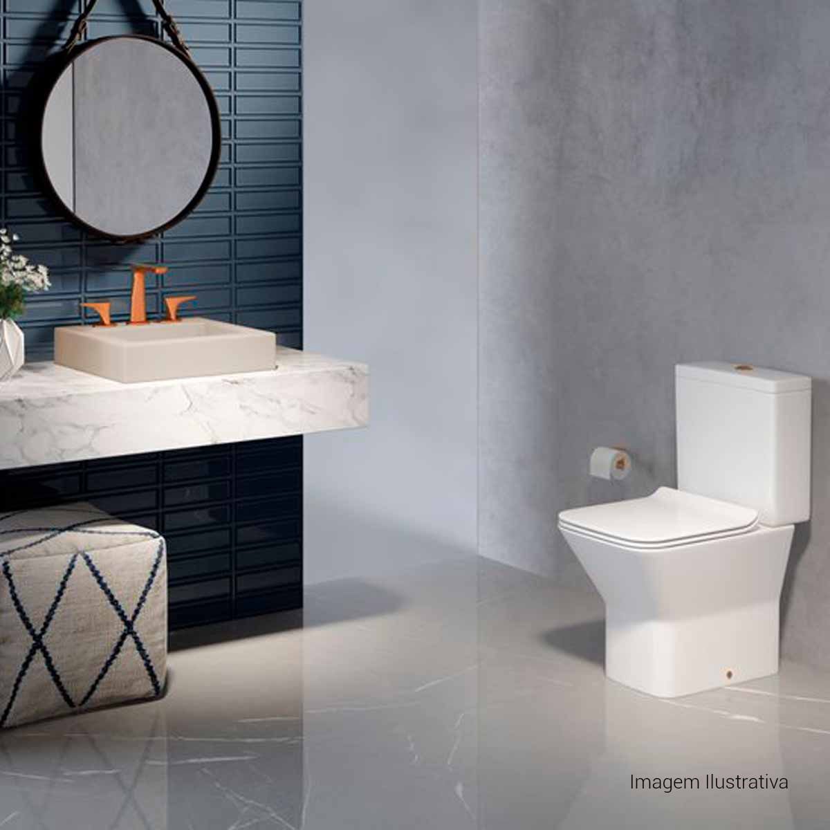 Assento em Termofixo Slow Close e Easy Clean para Bacias Living — foto 3