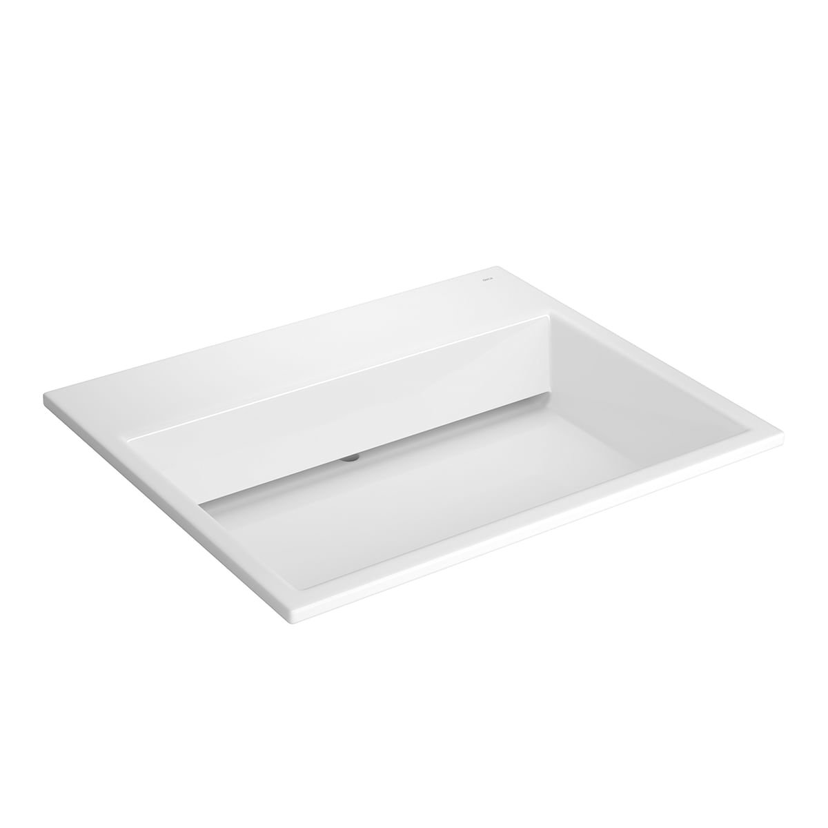 Cuba de Sobrepor com Mesa e Válvula Oculta Retangular 46x56cm Linha L