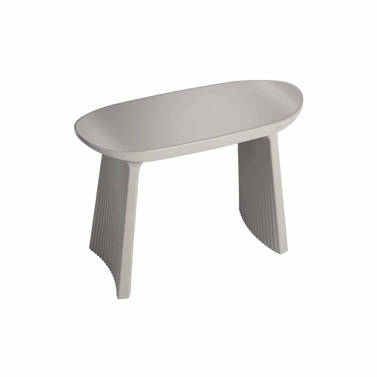 Banqueta Pequena Senses Amêndoa